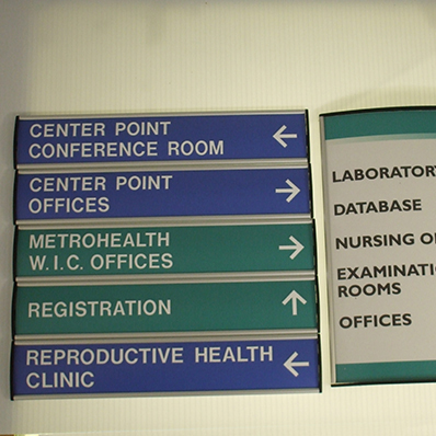 interior signs